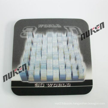 2015 Square 3D Lenticular Coaster Mat for Cup